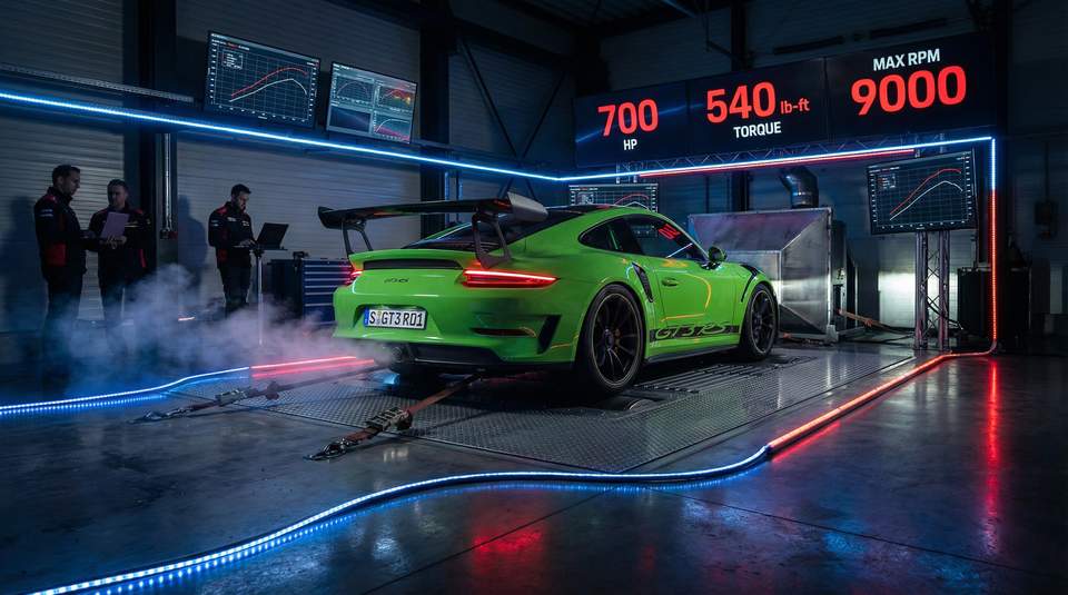 猎奇视频：保时捷马力测试视频